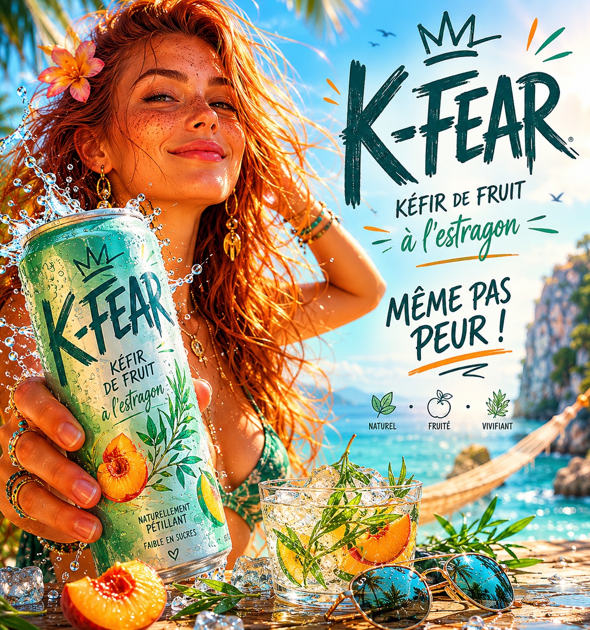 K-FEAR — Le kefir de fruit a l'estragon