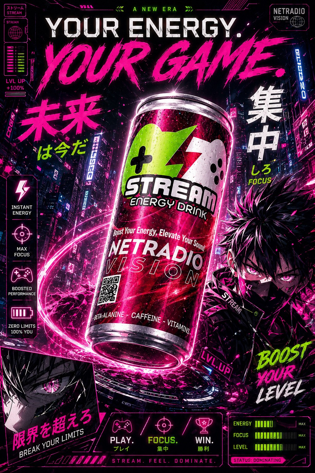 STREAM Energy Drink — The Gaming Energy Revolution